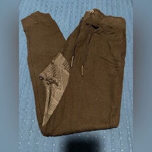 Retrofit Gray/black‎ Joggers with Tapered Fit and Drawstring Waist